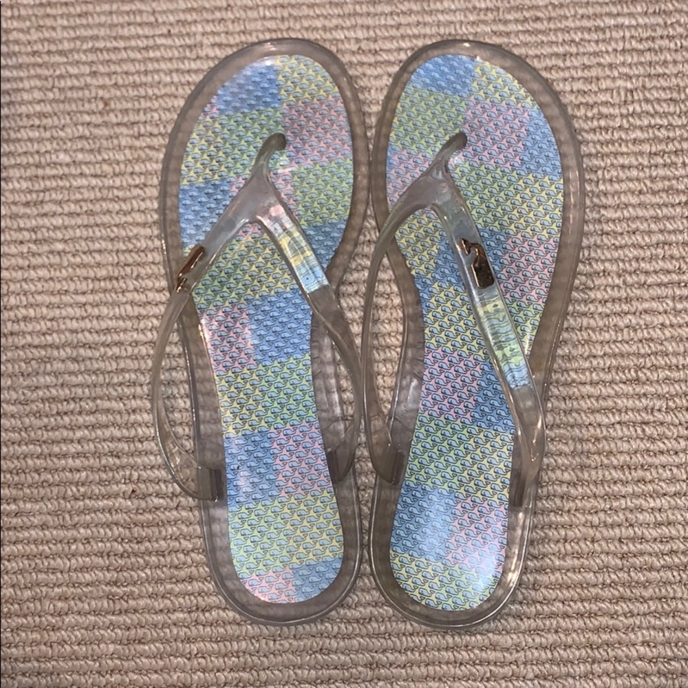 Colorful vineyard vines flip flops